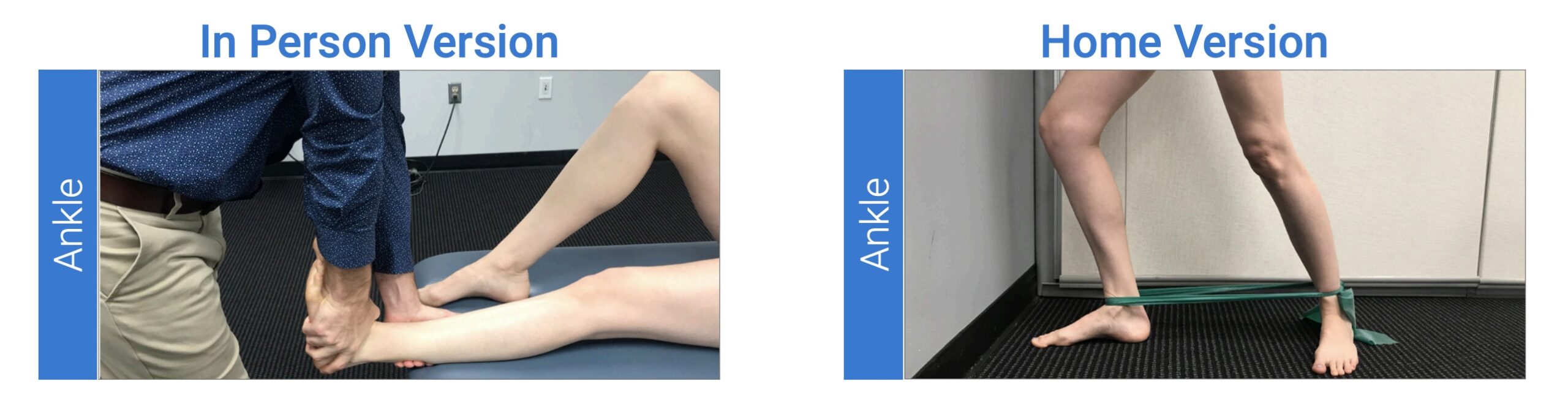 Ankle self-mobilization exercises