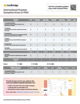 International Prostate Symptom Score (I-PSS) PDF