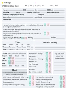 OASIS-E2 Cheat Sheet PDF