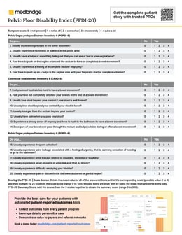 Pelvic Floor Disability Index (PFDI-20) PDF