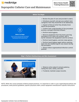 Suprapubic Catheter Care & Maintenance Guide