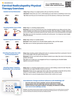 Cervical Radiculopathy Physical Therapy Exercises PDF