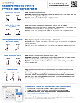 Chondromalacia Patella Physical Therapy Exercises PDF