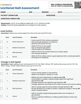 Functional Gait Assessment PDF