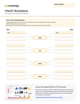 VNeST Worksheet