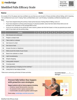 Modified Falls Efficacy Scale PDF