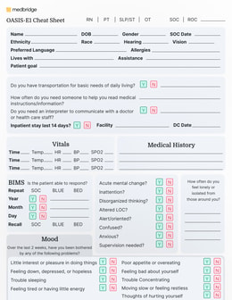 OASIS-E1 Cheat Sheet PDF