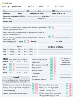 OASIS-E2 Cheat Sheet PDF