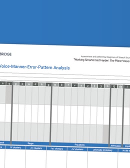 Place-Voice-Manner-Error-Pattern Analysis Handout