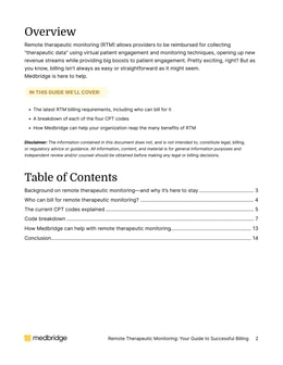 Remote Therapeutic Monitoring: Your Guide to Successful Billing