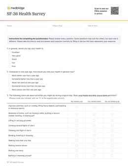 SF-36 Questionnaire