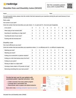 Shoulder Pain and Disability Index (SPADI) PDF