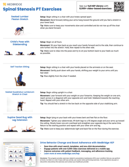 Spinal Stenosis Physical Therapy Exercises PDF