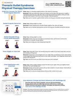 Thoracic Outlet Syndrome Physical Therapy Exercises PDF