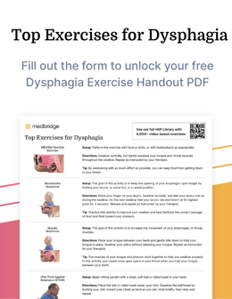 Top Dysphagia Exercises PDF