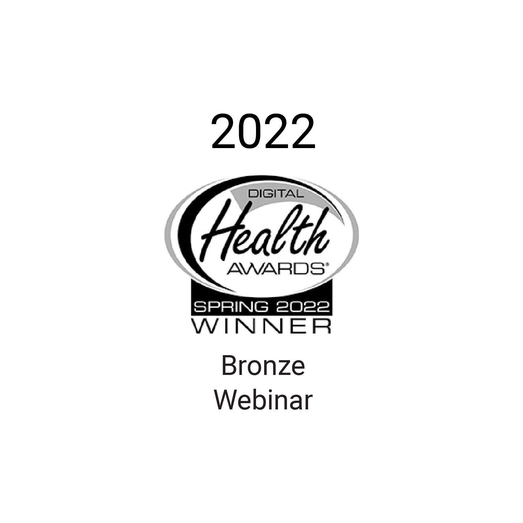 Medbridge won the Digital Health Awards Spring 2022 Bronze Webinar award.