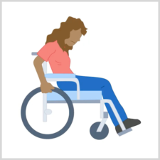 Person in wheelchair adjusting wheel, symbolizing medbridge's role in digital healthcare advancements.