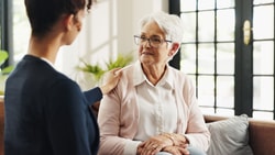 talking with senior citizen - bims score