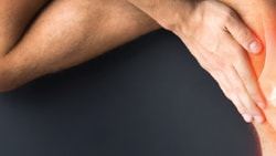 Knee pain illustration from medbridge showing joint anatomy.
