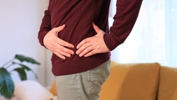 holding hip - womac score