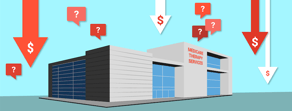 An illustration depicts "Medical Therapy Services" with arrows and dollar signs indicating financial issues in digital healthcare on a Medbridge platform.