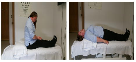 A two-panel image shows a person on a medical exam table, highlighting medbridge's impact on healthcare education.