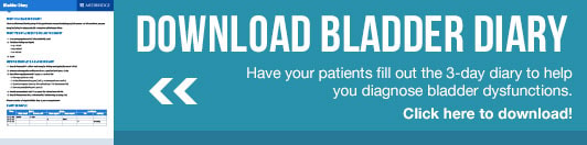Download the bladder diary from medbridge to track and improve bladder health.
