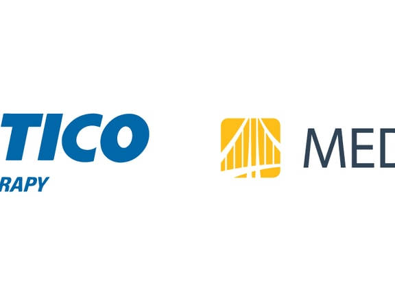 Logos of Athletico Physical Therapy and Medbridge on a white background.