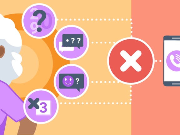 Person pondering questions with thought bubbles, leading to a phone displaying a disconnected call symbol, highlighting communication issues on the medbridge app.