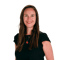 Smiling woman with long brown hair and black shirt, Medbridge.