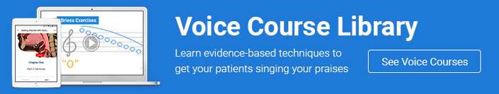 Explore our voice course library on Medbridge for hybrid care learning.