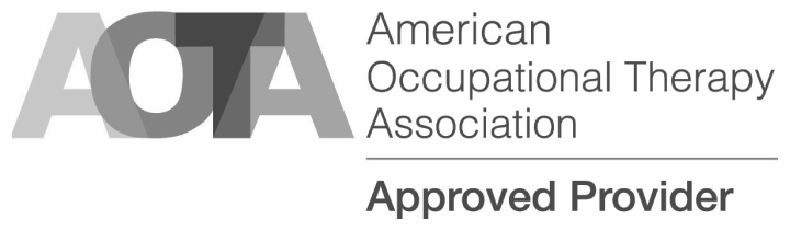 American Occupational Therapy Association logo with "Approved Provider" text.