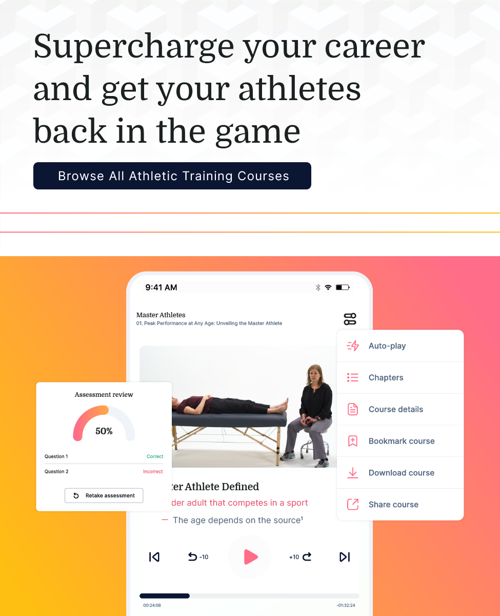 Athletic Trainer Courses