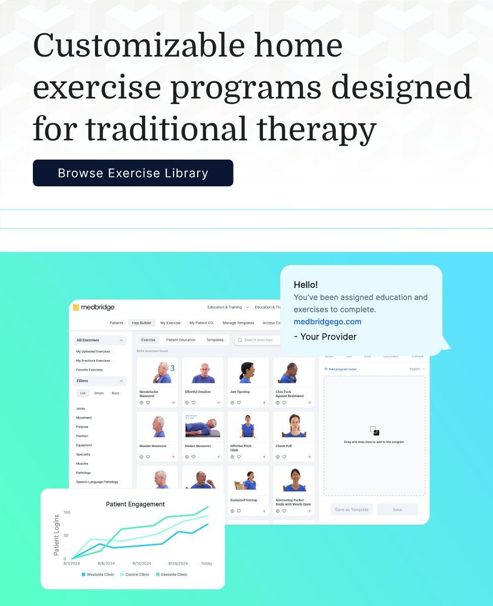 Home Exercise Program - SLP